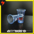 Airline use OEM Clear Disposable PP Plastic 8oz/250ml Sealable Softdrink Cup